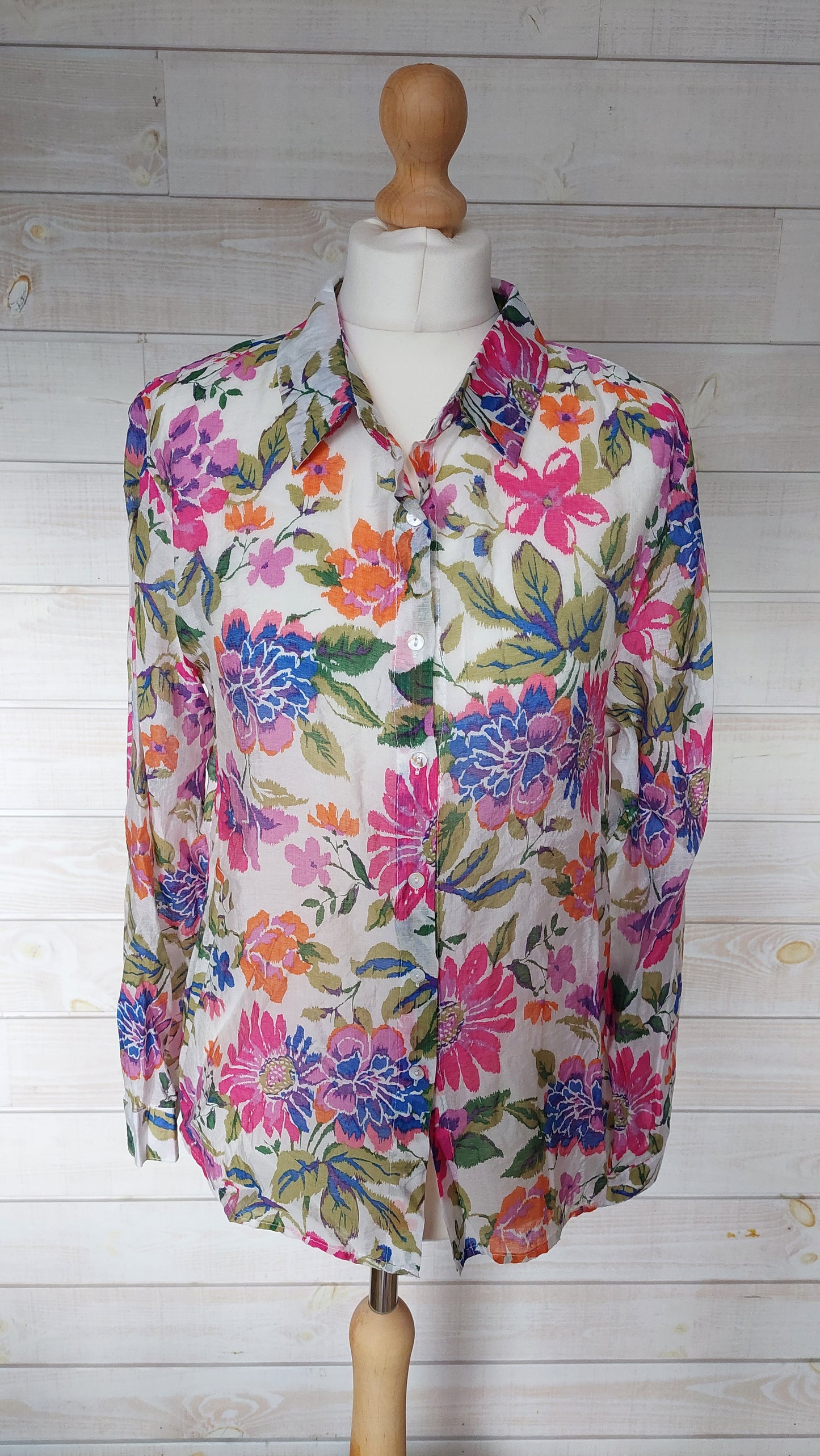 Chemise fleurie Léopoldine