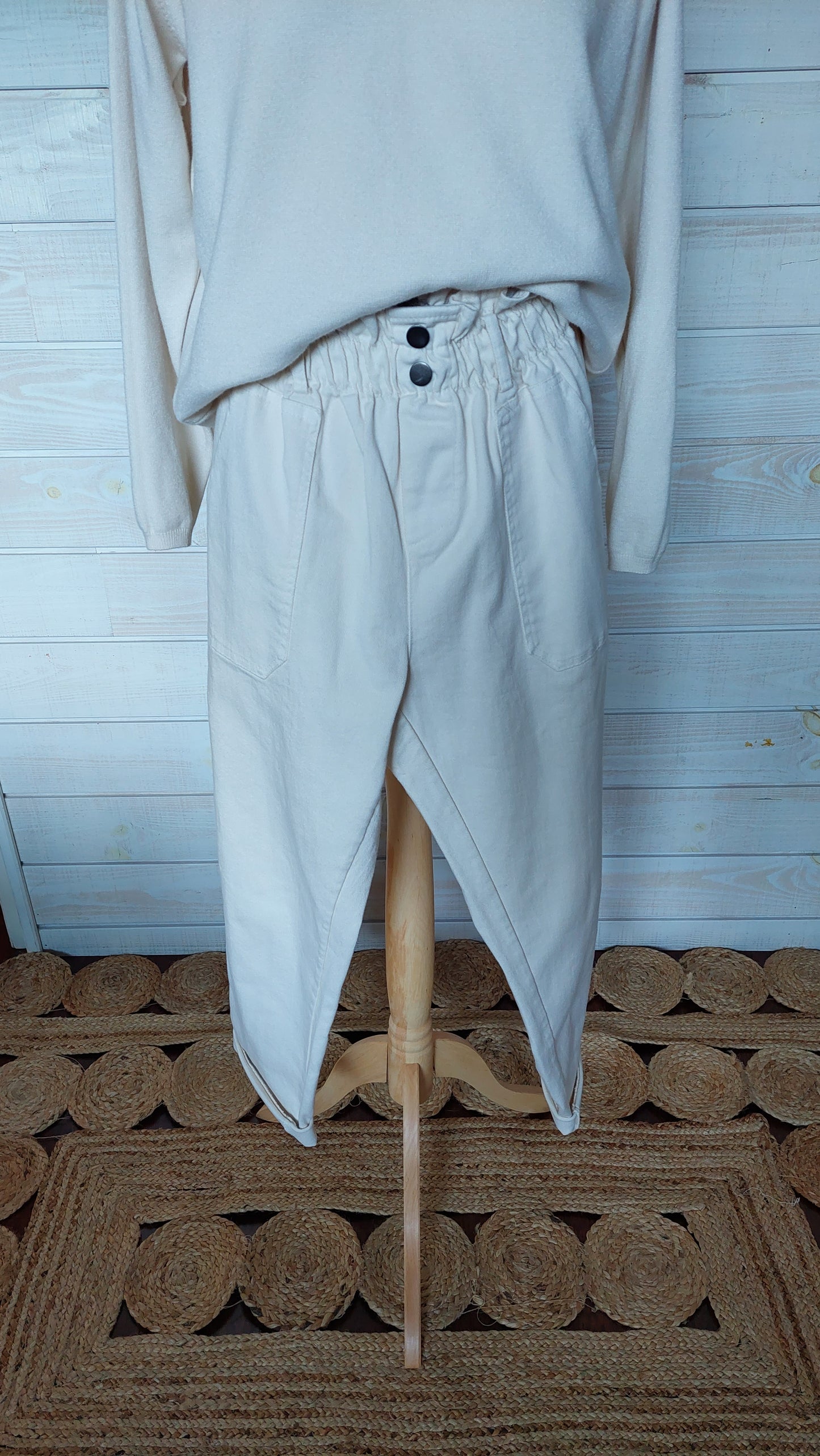 Pantalon Johanna écru