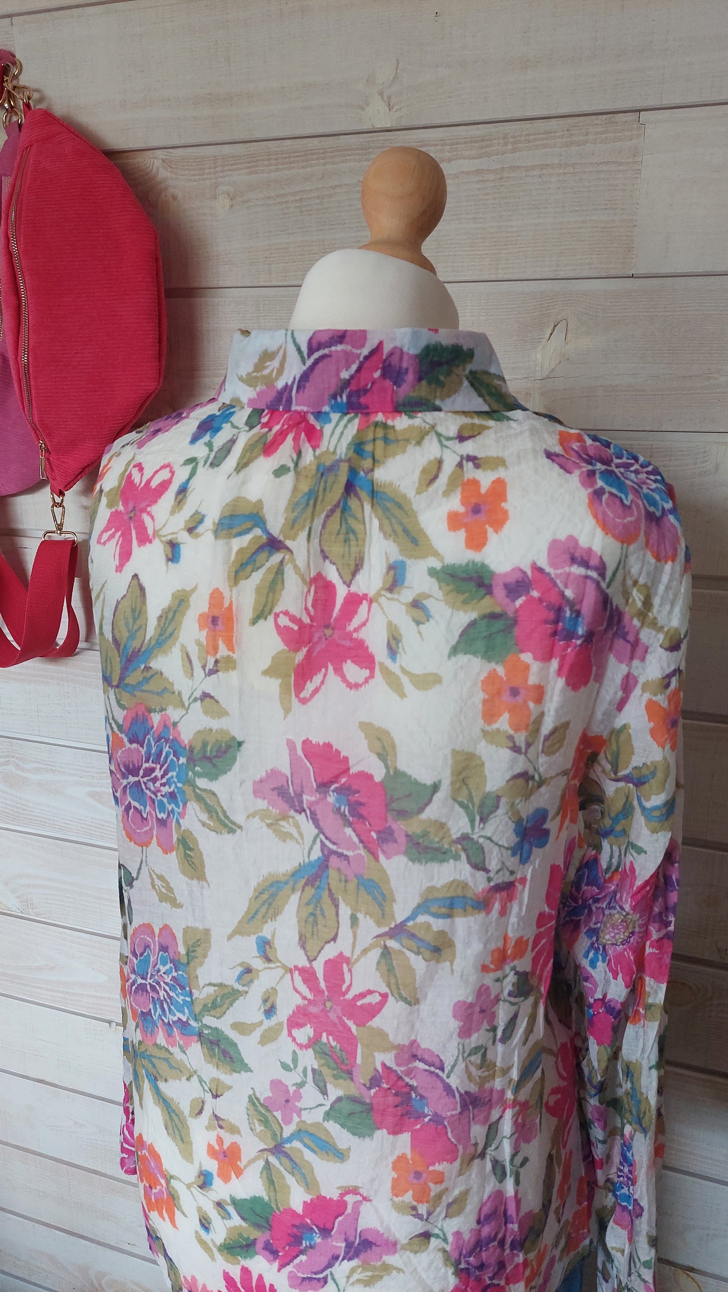 Chemise fleurie Léopoldine