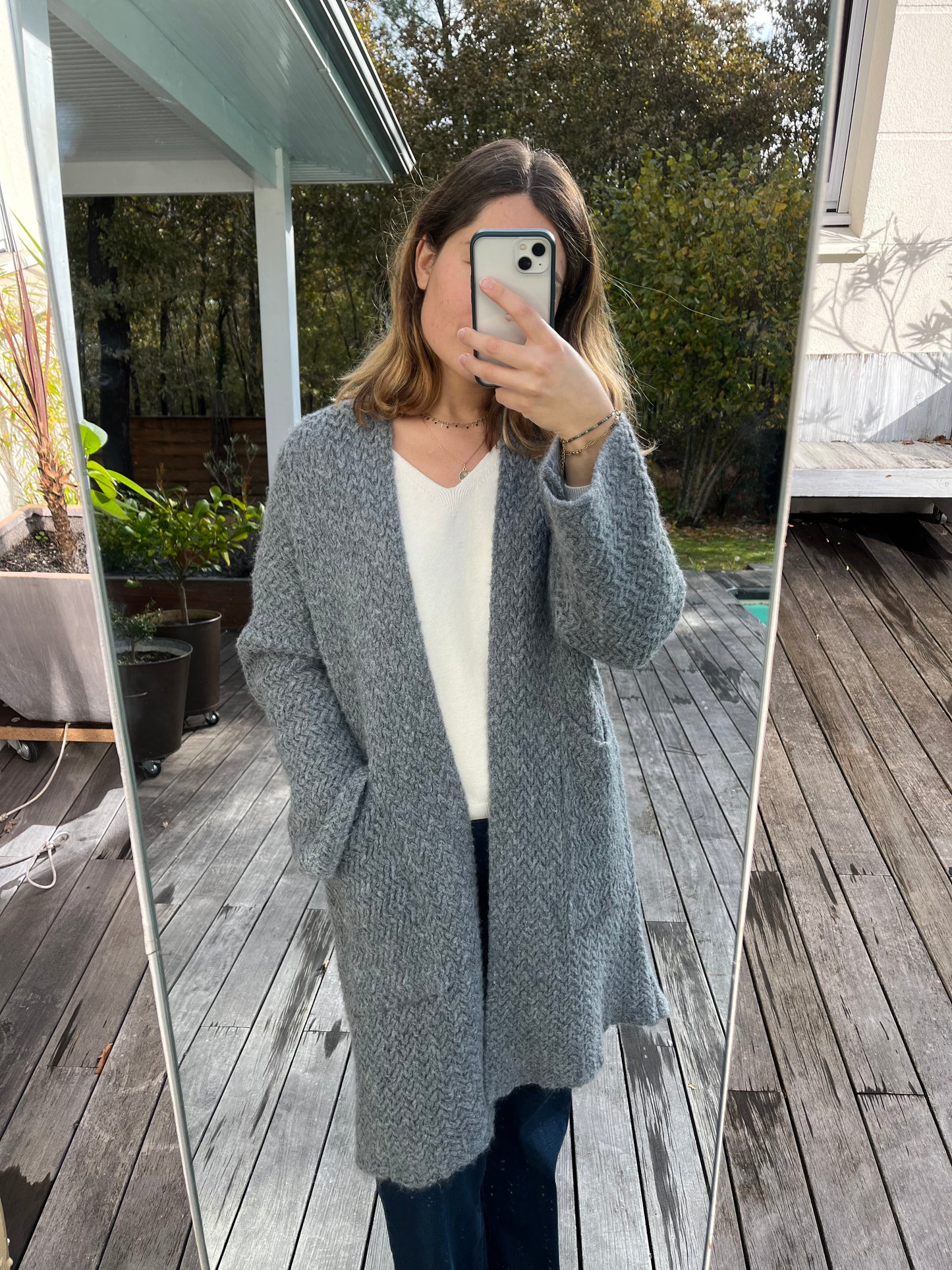 Gilet Riga gris