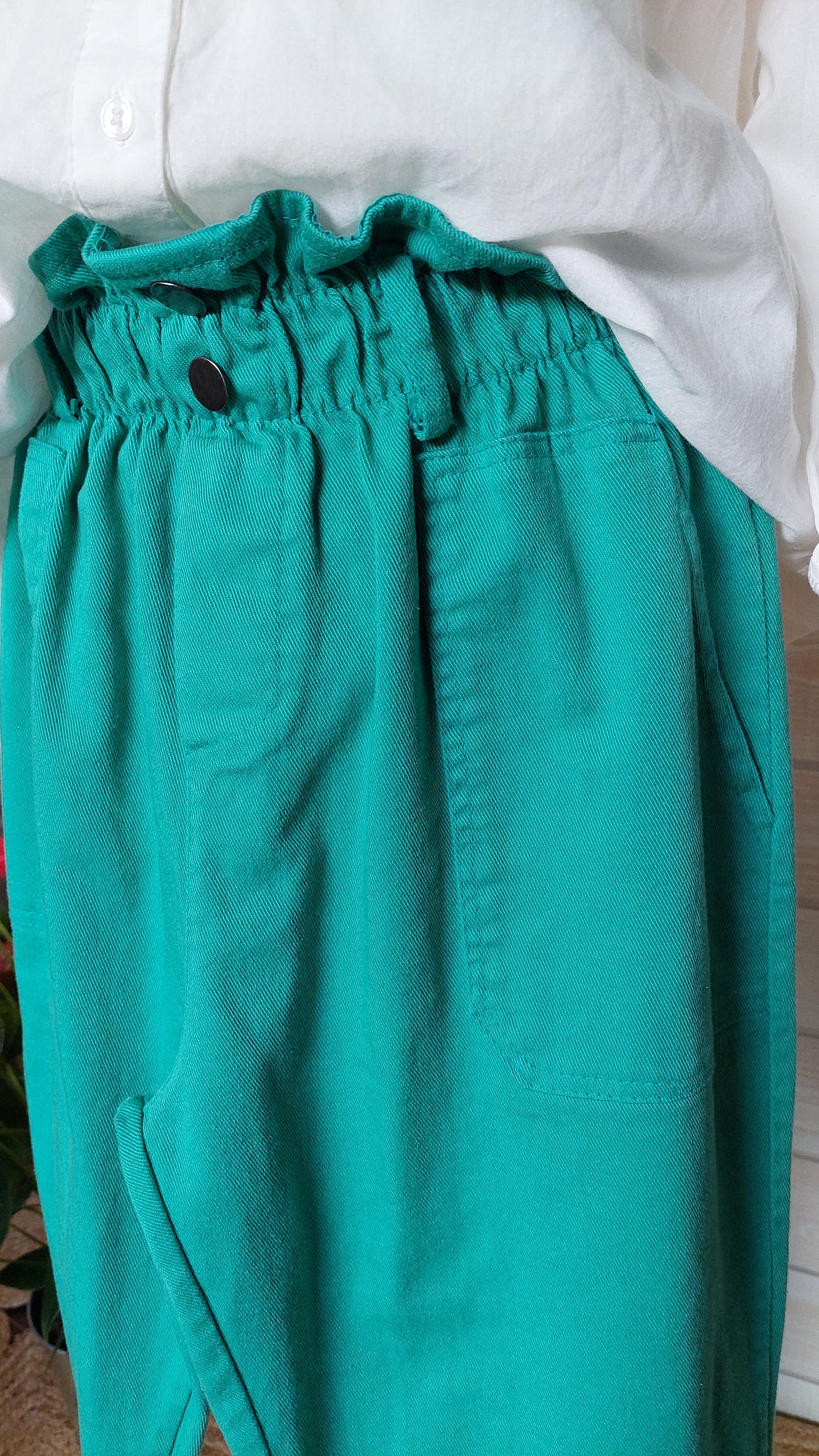 Pantalon Johanna vert