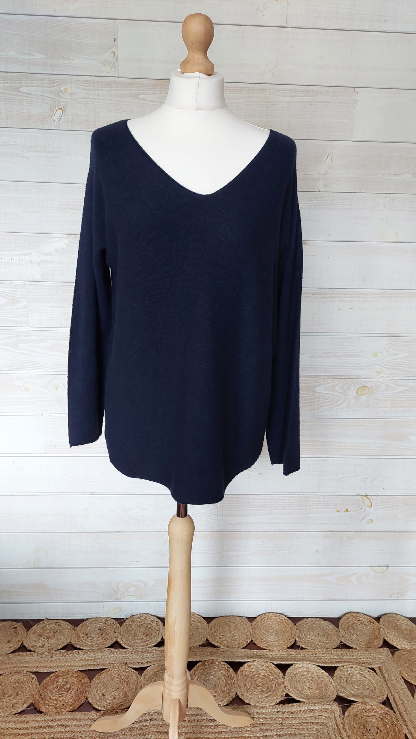 Pull Kia bleu marine