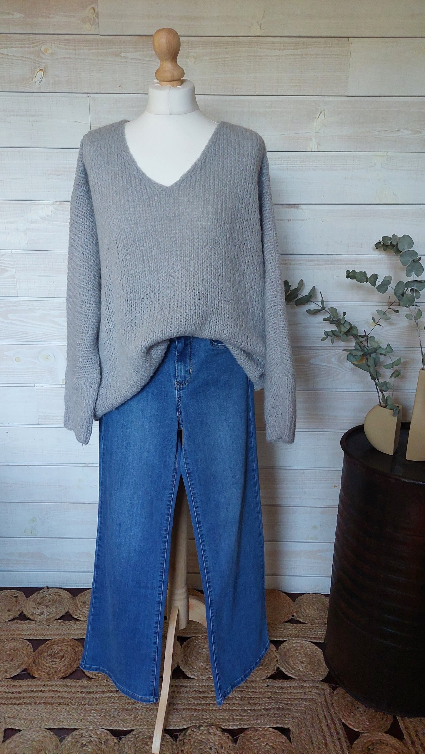Pull Karen gris