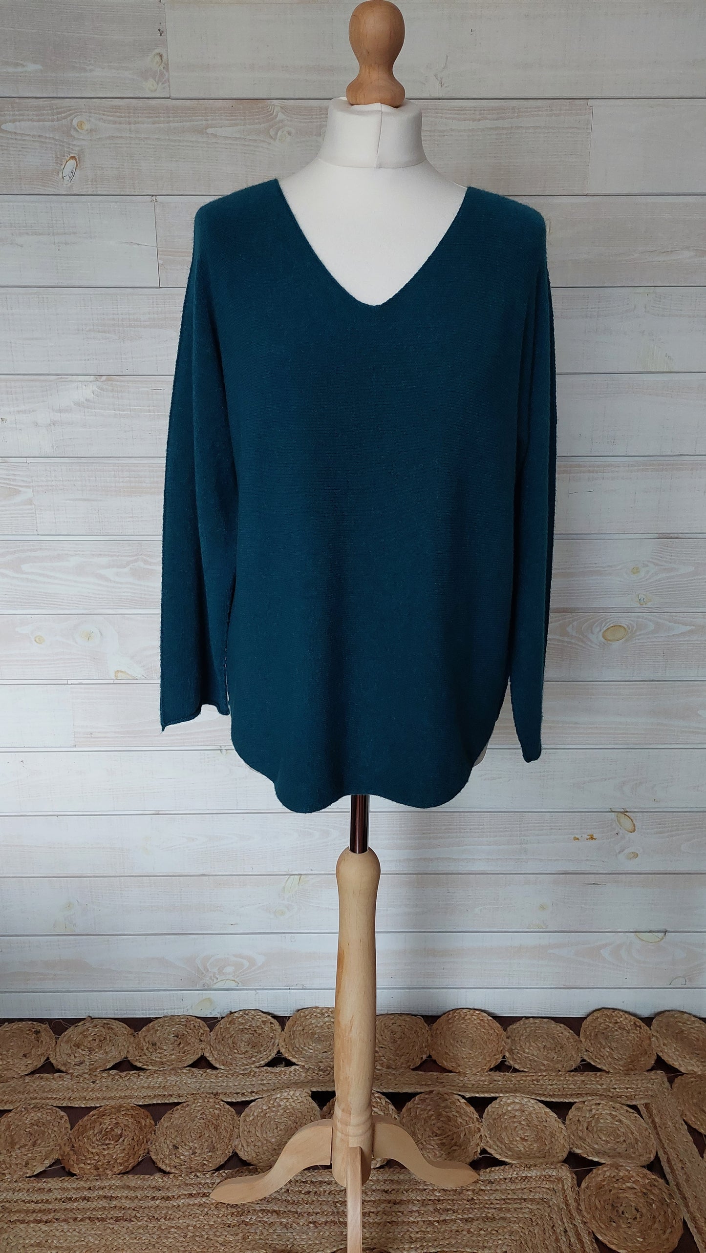 Pull Kia bleu canard