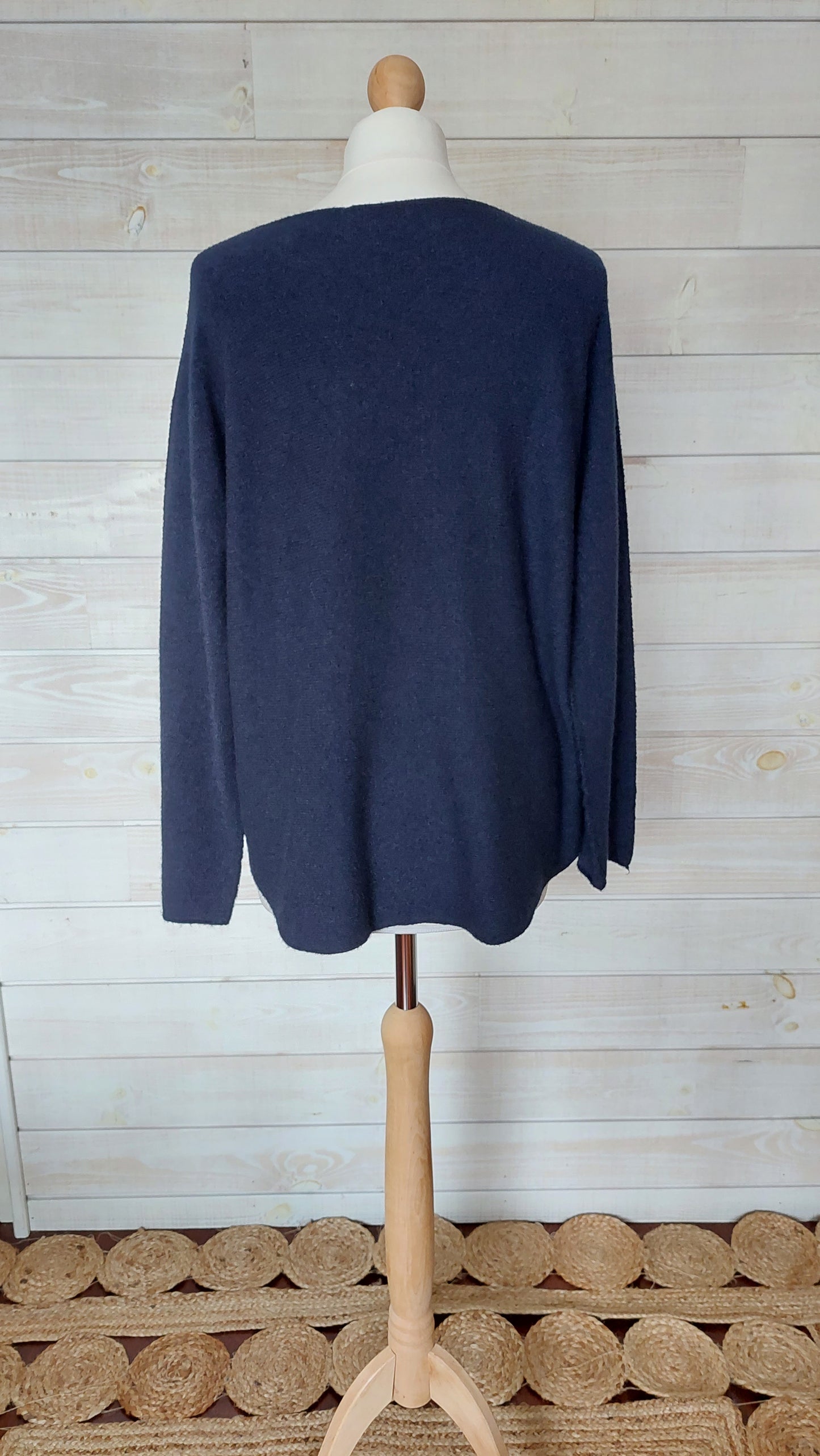Pull Kia bleu marine