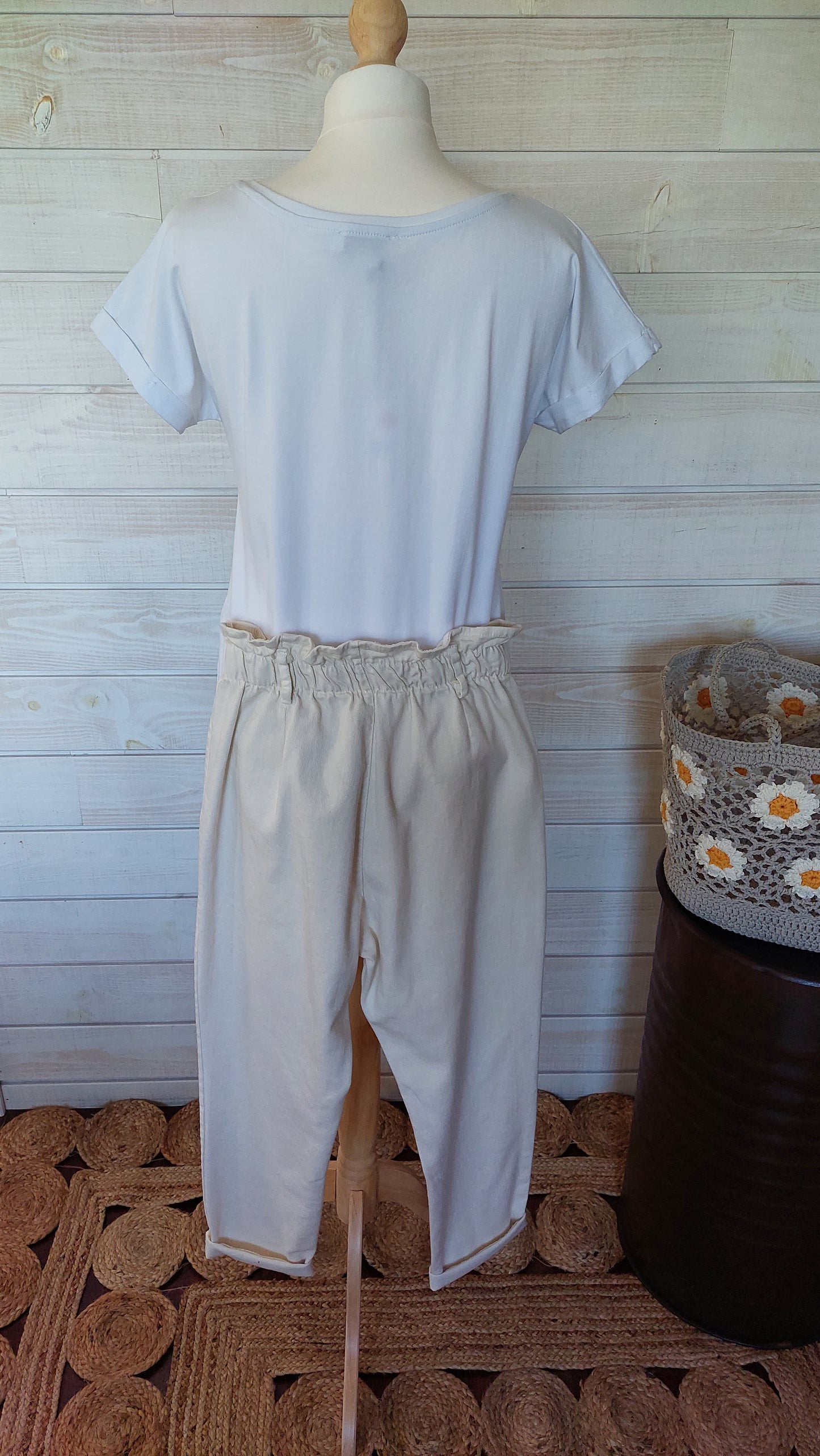 Pantalon Johanna écru