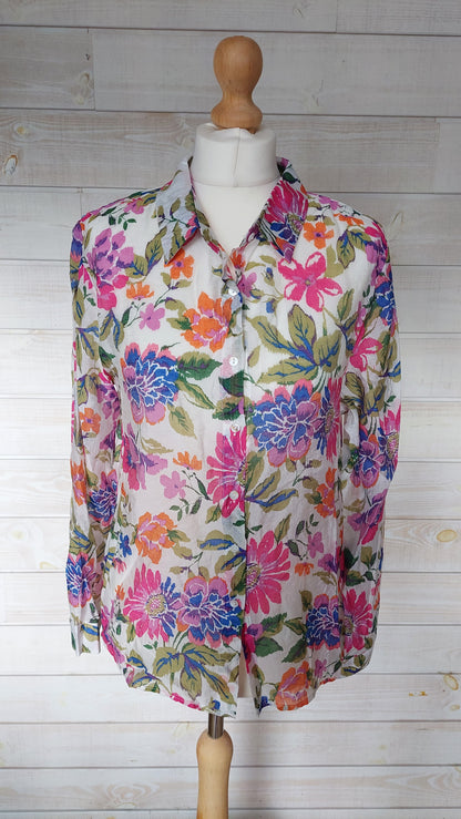 Chemise fleurie Léopoldine