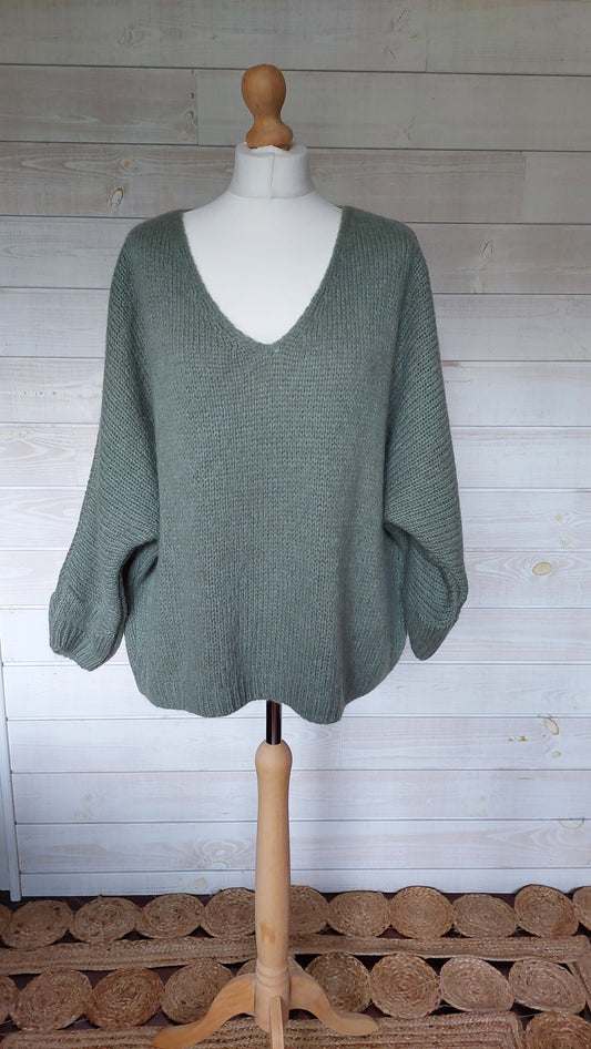 Pull Karine vert